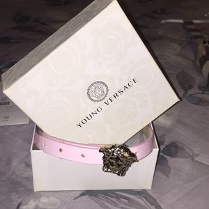 COPY - Kids Versace pink rose Belt